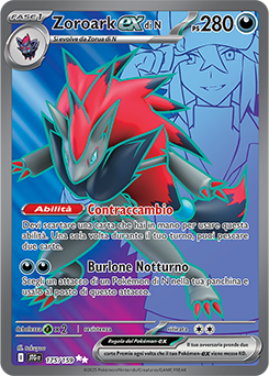 175/159-Zoroark-ex di N 	-	ultra rara	-	Near-mint	-	avventure insieme	-	ita	-	full art