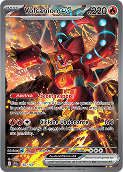 182/159-Volcanion-ex 	-	rara ill.speciale	-	Near-mint	-	avventure insieme	-	ita	-	full art