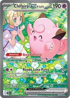 184/159-Clefairy-ex di Lylia 	-	rara ill.speciale	-	Near-mint	-	avventure insieme	-	ita	-	full art