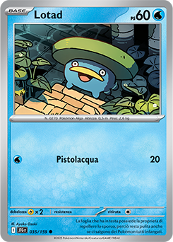 35/159-JTG-Lotad 	-	comune	-	Near-mint	-	avventure insieme	-	ita	-