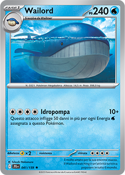 41/159-JTG-Wailord 	-	rara h	-	Near-mint	-	avventure insieme	-	ita	-	reverse