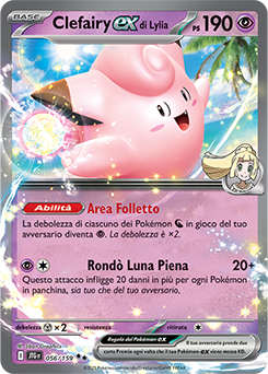56/159-JTG-Clefairy-ex di Lylia 	-	doppia rara	-	Near-mint	-	avventure insieme	-	ita	-	special