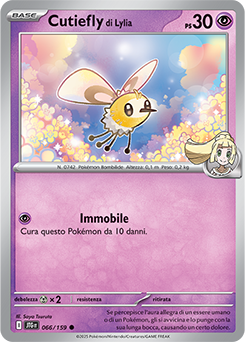 66/159-JTG-Cutiefly di Lylia 	-	comune	-	Near-mint	-	avventure insieme	-	ita	-	reverse