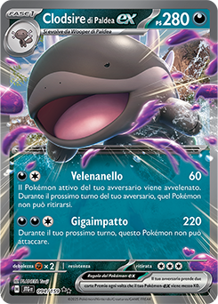 94/159-JTG-Clodsire di Paldea-ex 	-	doppia rara	-	Near-mint	-	avventure insieme	-	ita	-	special