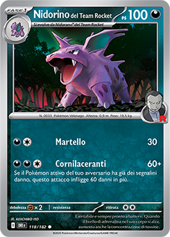 118/182-DRI-Nidorino del Team Rocket 	-	comune	-	Near-mint	-	rivali predestinati	-	ita	-