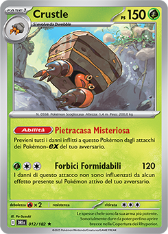 12/182-DRI-Crustle 	-	rara h	-	Near-mint	-	rivali predestinati	-	ita	-	holo