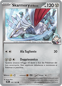 142/182-DRI-Skarmory di Rocco 	-	comune	-	Near-mint	-	rivali predestinati	-	ita	-