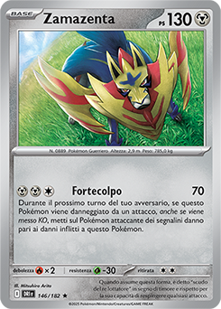 146/182-DRI-Zamazenta 	-	rara h	-	Near-mint	-	rivali predestinati	-	ita	-	reverse