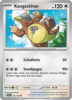 151/182-DRI-Kangaskhan 	-	comune	-	Near-mint	-	rivali predestinati	-	ita	-