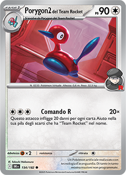 154/182-DRI-Porygon2 del Team Rocket 	-	comune	-	Near-mint	-	rivali predestinati	-	ita	-	reverse
