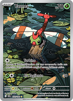 Yanma 	-	rara illustrazione	-	Near-mint	-	rivali predestinati	-	ita	-	special