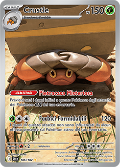 Crustle 	-	rara illustrazione	-	Near-mint	-	rivali predestinati	-	ita	-	special