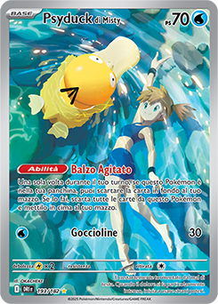 193/182-DRI-Psyduck di Misty 	-	rara illustrazione	-	Near-mint	-	rivali predestinati	-	ita	-	special