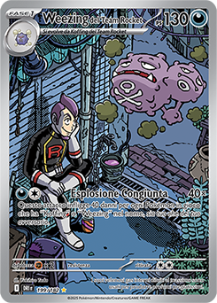 199/182-DRI-Weezing del Team Rocket 	-	rara illustrazione	-	Near-mint	-	rivali predestinati	-	ita	-	special
