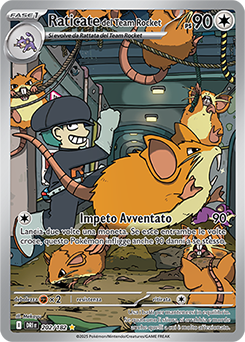 Raticate del Team Rocket 	-	rara illustrazione	-	Near-mint	-	rivali predestinati	-	ita	-	special