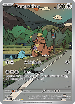 Kangaskhan 	-	rara illustrazione	-	Near-mint	-	rivali predestinati	-	ita	-	special