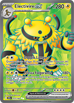 Electivire-ex 	-	ultra rara	-	Near-mint	-	rivali predestinati	-	ita	-	full art