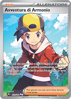 Avventura di Armonio 	-	ultra rara	-	Near-mint	-	rivali predestinati	-	ita	-	full art