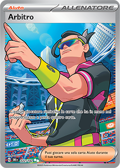 Arbitro 	-	ultra rara	-	Near-mint	-	rivali predestinati	-	ita	-	full art
