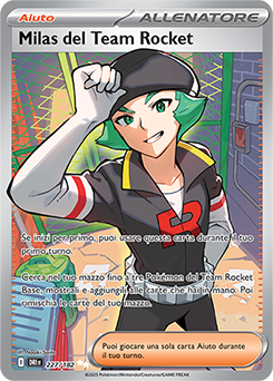 227/182-DRI-Milas del Team Rocket 	-	ultra rara	-	Near-mint	-	rivali predestinati	-	ita	-	full art
