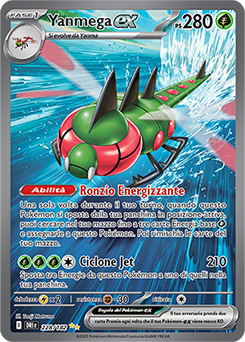 Yanmega-ex 	-	rara ill.speciale	-	Near-mint	-	rivali predestinati	-	ita	-	full art