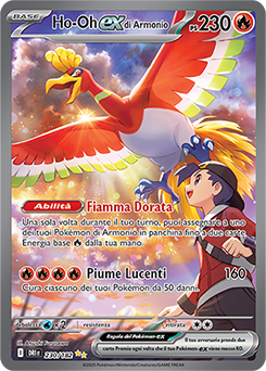 Ho-Oh-ex di Armonio 	-	rara ill.speciale	-	Near-mint	-	rivali predestinati	-	ita	-	full art