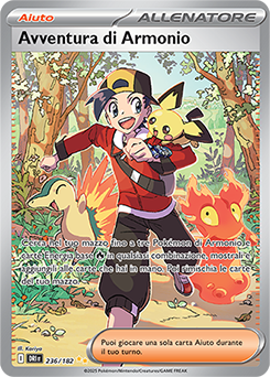 Avventura di Armonio 	-	rara ill.speciale	-	Near-mint	-	rivali predestinati	-	ita	-	full art