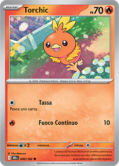 40/182-DRI-Torchic 	-	comune	-	Near-mint	-	rivali predestinati	-	ita	-	reverse