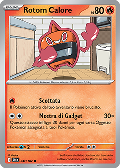 43/182-DRI-Rotom Calore 	-	comune	-	Near-mint	-	rivali predestinati	-	ita	-	reverse