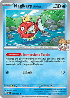 48/182-DRI-Magikarp di Misty 	-	comune	-	Near-mint	-	rivali predestinati	-	ita	-	reverse