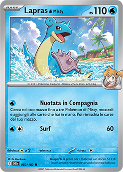 50/182-DRI-Lapras di Misty 	-	comune	-	Near-mint	-	rivali predestinati	-	ita
