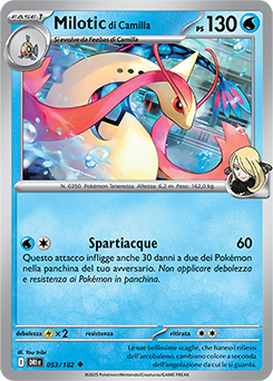53/182-DRI-Milotic di Camilla 	-	non comune	-	Near-mint	-	rivali predestinati	-	ita	-