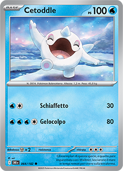 64/182-DRI-Cetoddle 	-	comune	-	Near-mint	-	rivali predestinati	-	ita	-	reverse