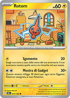 77/182-DRI-Rotom 	-	comune	-	Near-mint	-	rivali predestinati	-	ita