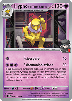80/182-DRI-Hypno del Team Rocket 	-	non comune	-	Near-mint	-	rivali predestinati	-	ita	-