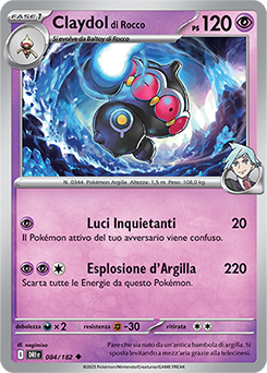 84/182-DRI-Claydol di Rocco 	-	non comune	-	Near-mint	-	rivali predestinati	-	ita	-