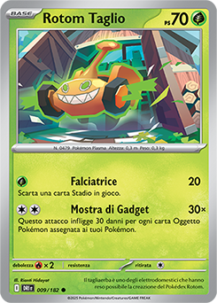 9/182-DRI-Rotom Taglio 	-	comune	-	Near-mint	-	rivali predestinati	-	ita	-