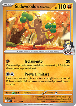 93/182-DRI-Sudowoodo di Armonio 	-	comune	-	Near-mint	-	rivali predestinati	-	ita	-