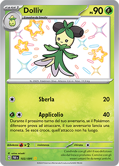Dolliv 	-	rara cromo	-	Near-meat	-	destino di paldea	-	ita	-	special