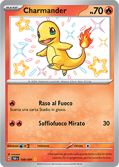 Charmander 	-	rara cromo	-	Near-meat	-	destino di paldea	-	ita	-	special