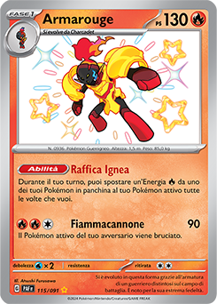 Armarouge 	-	rara cromo	-	Near-meat	-	destino di paldea	-	ita	-	special