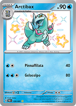 Arctibax 	-	rara cromo	-	Near-meat	-	destino di paldea	-	ita	-	special