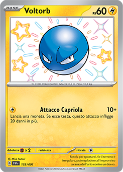 Voltorb 	-	rara cromo	-	Near-meat	-	destino di paldea	-	ita	-	special