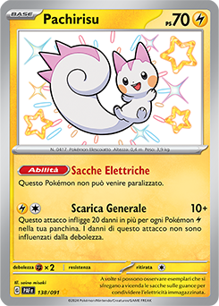 Pachirisu 	-	rara cromo	-	Near-meat	-	destino di paldea	-	ita	-	special