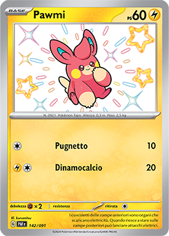 Pawmi 	-	rara cromo	-	Near-meat	-	destino di paldea	-	ita	-	special