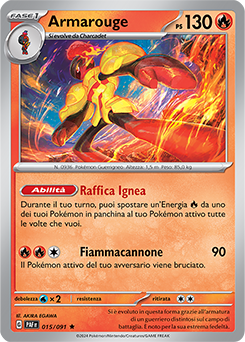 Armarouge 	-	rara h	-	Near-meat	-	destino di paldea	-	ita	-	holo