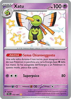 Xatu 	-	rara cromo	-	Near-meat	-	destino di paldea	-	ita	-	special