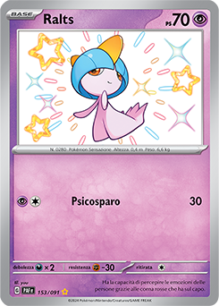Ralts 	-	rara cromo	-	Near-meat	-	destino di paldea	-	ita	-	special