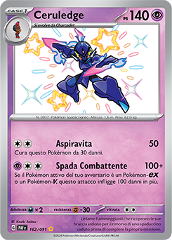 Ceruledge 	-	rara cromo	-	Near-meat	-	destino di paldea	-	ita	-	special