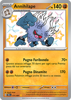 Annihilape 	-	rara cromo	-	Near-meat	-	destino di paldea	-	ita	-	special